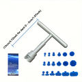 Car Dent Repair Puller, Car Repair Tools Kit With 18pcs Plastic Glue Tabs Metal T-Handle Dent Remover Universal For Car Accessor. 