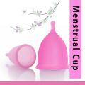 Menstrual Cup Pink and White Color Large & Small  for women best quality Menstrual cup period Medically approved for Menses 100% medical grade quality. 