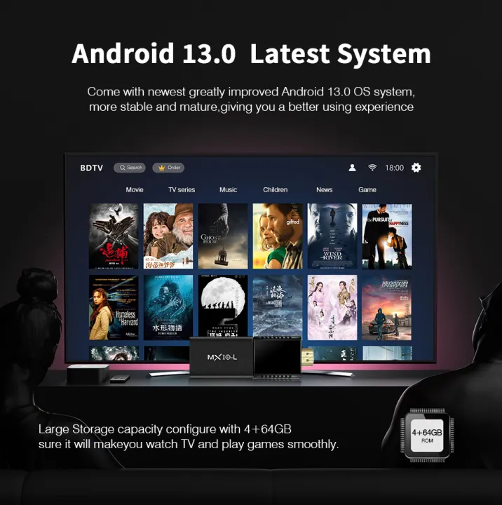 %20TV%20Fire%20Stick%20Android%2014%20MX10%20L%20ARM%20Mali-400%20MP2%20WiFi%202.4G%20+%20BT4.0%204GB%2064GB%20TV%20Stick%20Consoles%20Support%2024%20Languages%20-%20Image%202