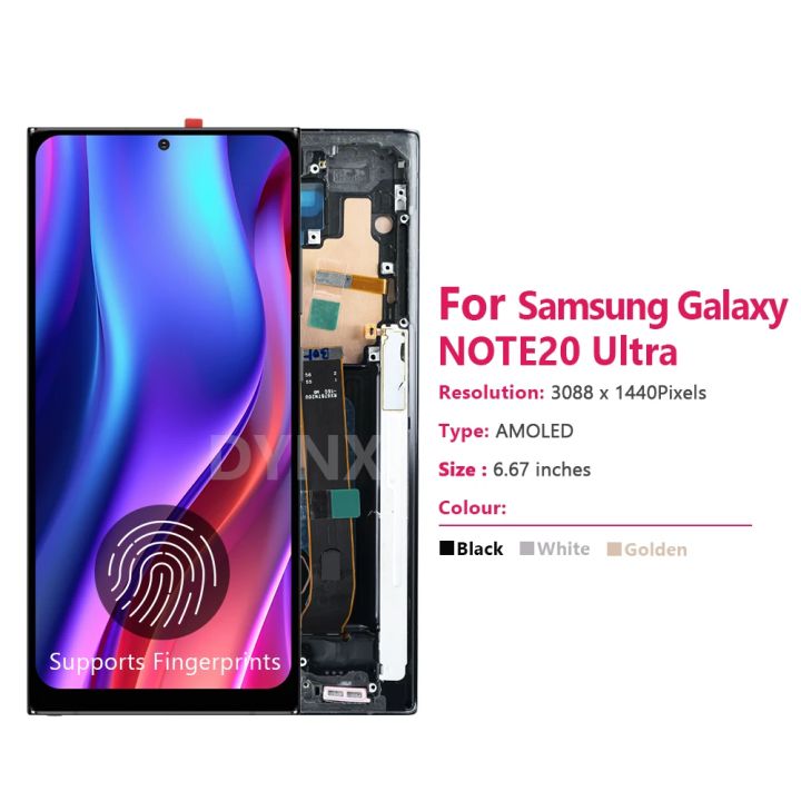 New%20100%25%20ested%206.9"%20OLED%20LCD%20For%20Samsung%20Galaxy%20Note%2020%20Ultra%20N986B%20N986U%20N985%20N985F%20SM-N986F%20LCD%20Display%20Touch%20Screen%20Panel%20-%20Image%203