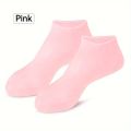 1 Pair Silicone Moisturizing Socks Exfoliating Gel Heel Socks Callus Cracked Dead Skin Remove Protector Pain Relief Foot Care. 