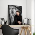 The Famous American Rapper Eminem Classic Anime Poster Fancy Wall Sticker for Living Room Bar Decoration Decor Art Wall Stickers. 