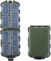 Fishing Tackle Box Portable Case Hooks Lure Baits Storage Box Containers For Storing Swivels Jigs Hooks Sinker,10 Compartments. 