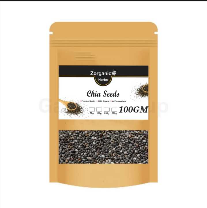 Chia Seed (100 Gram) Organic  For Weight Loss Neat & Clean Seed