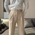 Trendy Straight High Waist Italian design Gorkha Pant For Men. 