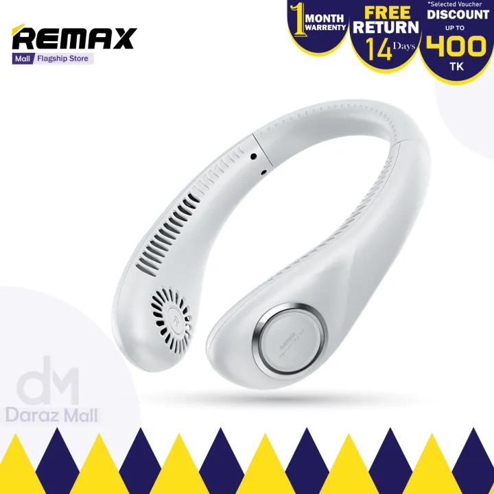Remax F23 Bladeless Rechargeable 5000mAh Battery Life Neck Fan