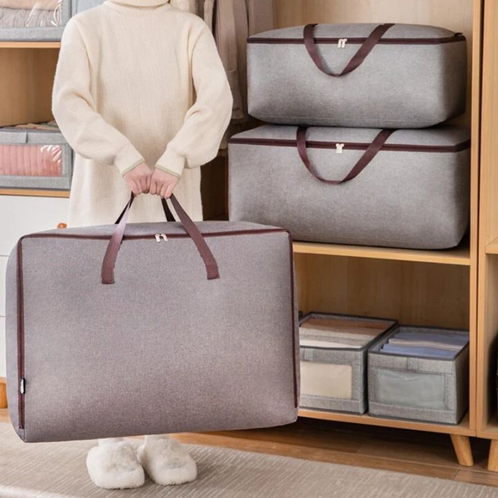 Storage%20Pouch%20Bag%20Waterproof%20Oxford%20Cloth%20For%20Household%20Easy%20Moving%20Traveling%20High-Capacity%20Used%20To%20Store%20Daily%20Necessities%20-%20Image%202