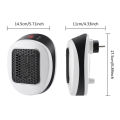 600W Home Electric Heater Winter Body Warmer Portable Wall Plug Space Heater with Remote Control Office Fast Heating Heater Mini. 