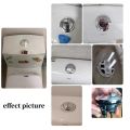 Universal Dual Flush Toilet Water Tank Button Round Valve Push Button Flush Toilet Seat Water Tank Valve Bathroom Parts. 