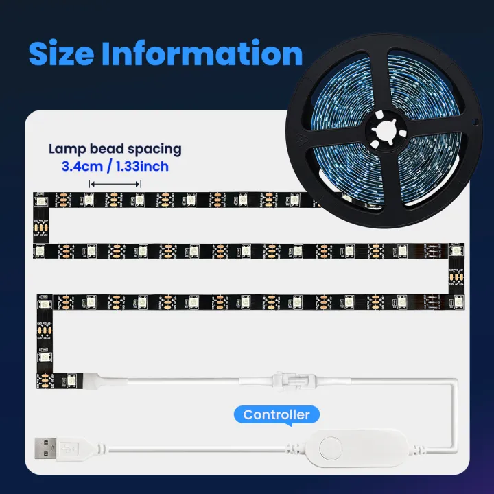 Immersive%20PC%20Background%20RGBIC%20LED%20Strips%20Monitor%20Screen%20Color%20,USB%20Sync%20Box%20Compatible%20for%20Win%20PC,%20Ambient%20Lighting%20-%20Image%205