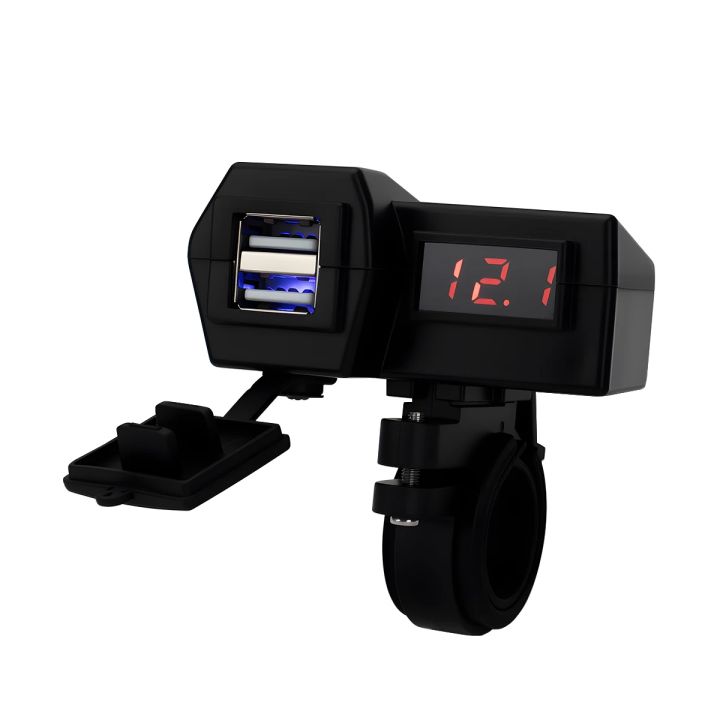 1pc%20Motorcycle%20USB%20Fast%20Charger%20Handle%20Style%20Dual%20USB%20Socket%20with%20Switch%20Voltmeter%20Waterproof%20Phone%20Power%20Supply%20Adapter%20Kit%2012V%20-%20Image%207