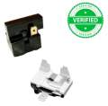 Electronic Relay with Electronic Overload Ptc Relay Fridge Refrigerator Deep Freezer Compressor Relay Gutka Relay and overload protector-1 pin Relay with Overload. 
