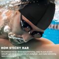 Swimming cap, high elasticity, comfortable and breathable adult universal solid color swimming cap. 