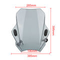 Adjustable Windscreen Windshield Covers Universal Motorcycle Windscreen For HONDA CBR600RR CB1000R GXSR 600 750 For MT07 MT09.