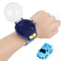 Mini Remote Control Car Watch Toys 2.4 GHz Cartoon RC Watch Racing Car USB Charging Watch Car Toy Gift for 3-12 Years Old Kids. 