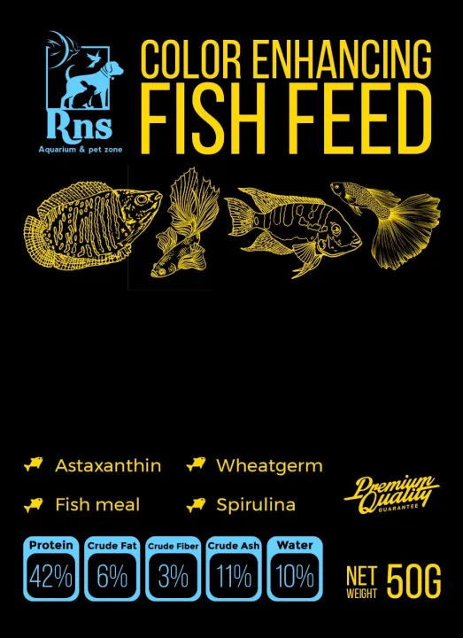 RNS Color Enhancing Fish Feed