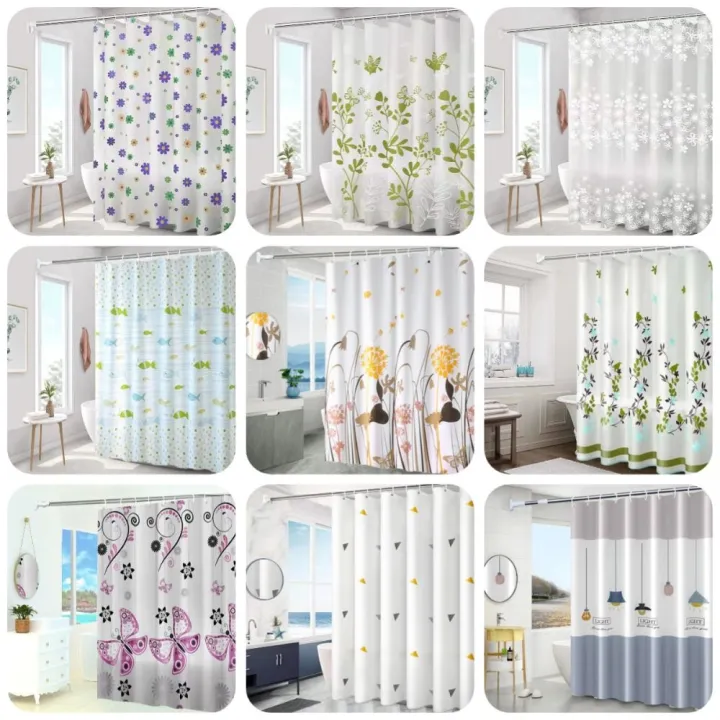 Mildew%20Proof%20Shower%20Curtain%20High%20Quality%20PEVA%20with%2012%20Hook%20Bathroom%20Curtain%20180*150cm%20Thickened%20Printed%20Shower%20Curtain%20-%20Image%204