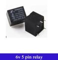 2 Pcs DC 6V 5 Pin Mini Relay Type Relay. 