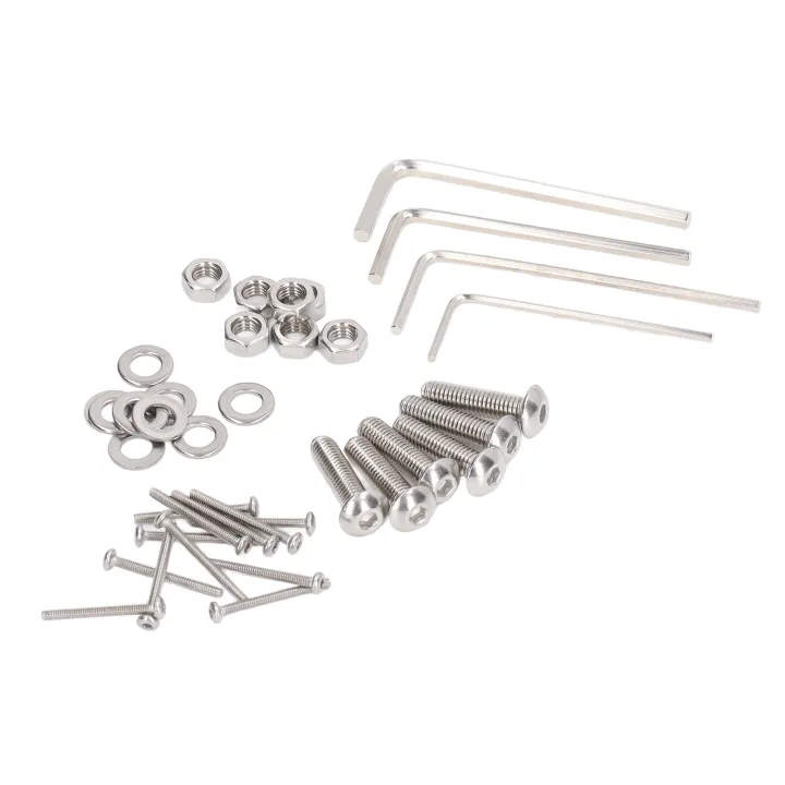 884%20Pcs%20Stainless%20Steel%20Screw%20Nut%20Washer%20Wrench%20Kit%20M2%20M3%20M4%20M5%20Half%20Round%20Head%20Hex%20Socket%20Screws%20Nuts%20Washers%20Wrench%20Set%20-%20Image%203