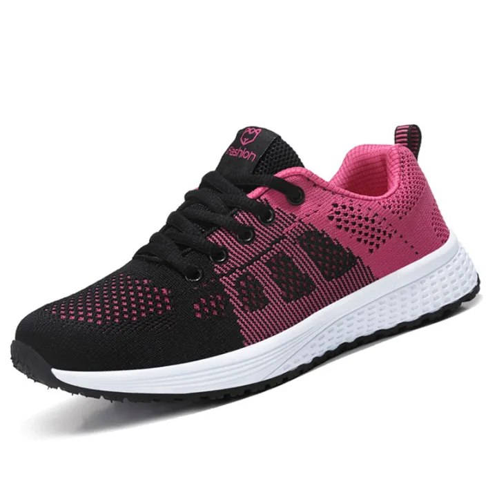 Women%20Casual%20Shoes%20Breathable%20Walking%20Mesh%20Lace%20Up%20Flat%20Shoes%20Sneakers%20Women%20Tenis%20Feminino%20Pink%20Black%20White%20-%20Image%205