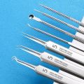 German Ultra-fine No. 5 Cell Pimples Blackhead Clip Tweezers Beauty Face Health Salon Special blackhead remover Acne Needle Tool.