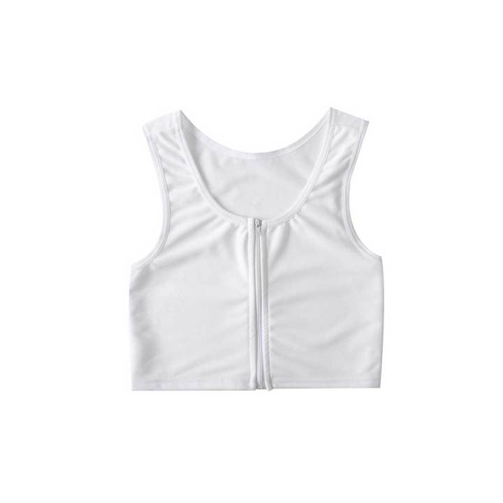 Tank%20Top%20Tomboy%20Breast%20Shaper%20Vest%20Binder%20Sports%20Underwear%20Strengthen%20Reinforced%20Short%20Corset%20Clothing%20Women%20White%20M%20-%20Image%207