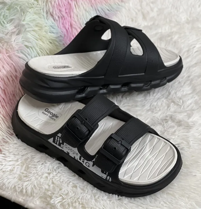 Mens%20New%20Premium%20Super%20Comfortable%20StreetPrint%20Arizona%20Adjustable%20Buckle%20Slides%20Sandal%20-%20Image%202