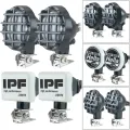 For 1/10 Rc Crawler Car Trax Trx4 Axial Scx10 D90 Trx6 Three-dimensional Ipf Square Light Hella Round Light Spotlight Dome Light. 
