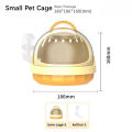 New Hamster Cage Portable Outer Basket Honey Bag Weasel Flower Branch Mouse Golden Wire Bear Panoramic Outer Bag Pet Supplies. 