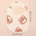 3pcs/set Cotton Waterproof Baby Bibs Summer Infant Bib Newborn Burp Cloths Bandana for Kids Boys Girls Soft Feeding Saliva Towel. 