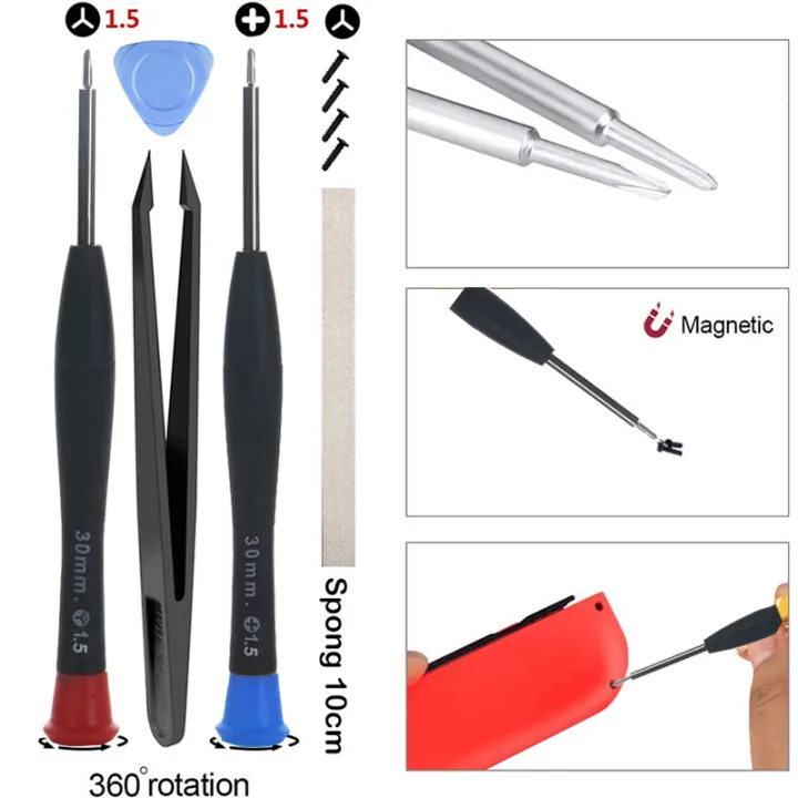 Upgrade%20Tools%20for%20Joy%20Con%201.5Y%20Tip%20Triwing%20Tri-point%20Screwdriver%20Set%20for%20Nintendo%20Switch%20JoyCon%20Repair%20Tools%20w/Conductive%20Sponge%20-%20Image%202