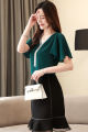 Womens Tops and Blouses Women Short Sleeve Shirts White Chiffon Blouse Womens Clothing V-Neck Solid Color Women Blusas 3897. 