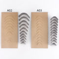 1Set Handmade Stamping Tools for Faux Leather, Metal Cutting Knife Mold, R-Angle Knife Mold, DIY Round Corner Cutting Knife Mold. 