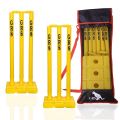 Cricket Wicket Set With Stand / Plastic 3 Sticks. 