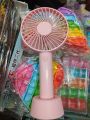 rechargeable hand fan. 