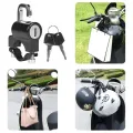 Universal Motorcycle Helmet Lock Bicycles Portable Security Anti-Theft Fixed Helmet Lock for 22-28mm Handlebar Moto Accessories. 