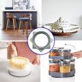 6Inch Rotating Bearing Plate Lazy Susan Hardware Square Turntable Swivel Plate for Serving Trays Kitchen Revolving Storage Racks.