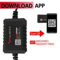 Vgate BA100 6~20V Battery Tester Works via Bluetooth 4.0 Phone APP Real-Time Monitoring Voltage&Health Battery Assiantant. 