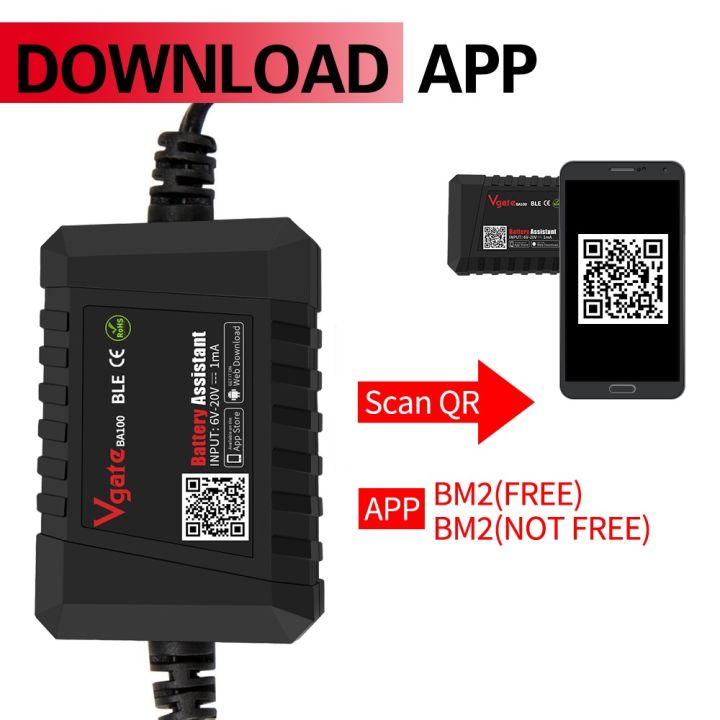 Vgate%20BA100%206~20V%20Battery%20Tester%20Works%20via%20Bluetooth%204.0%20Phone%20APP%20Real-Time%20Monitoring%20Voltage&Health%20Battery%20Assiantant%20-%20Image%202