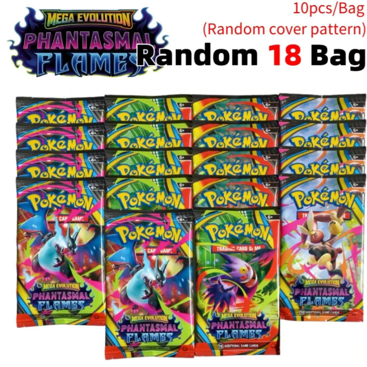 NEW%20pok%C3%A9mon%20TCG%20Booster%20Rare%20Trading%20Cards%20for%20Collection%20%20Mega%20Evolution%20Ascended%20Heroes%20Phantasmal%20Flames%20Collection%20Cards%20-%20Image%207