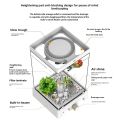 Smart betta dedicated fish tank desktop mini small ecological self-circulating desk aquarium fish tank. 
