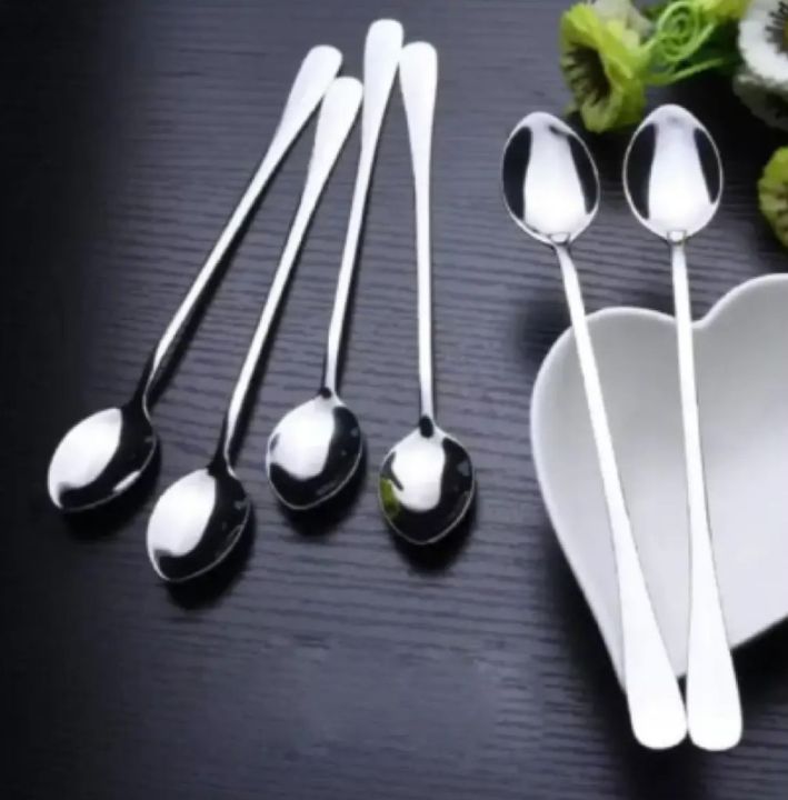 Stainless steel Long Pickle/Tea Spoon (6pcs)
