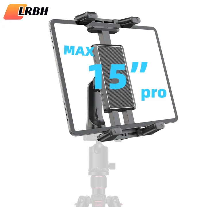 Tripod%20Monopod%20Universa%20Holder%20Mount,Stand%20Compatible%20with%207"%20-%2015"%20Tablets%20IPad,4"-7"Folding%20Screen/Straight%20Panel%20Phone%20-%20Image%202