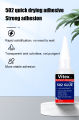 LOOLIFL 20g Wood Rubber Metal Glass Super Liquid Universal Shoe Repair Glue Stationery Store 502 Instant Strong Bond Leather. 