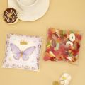 50pcs Butterfly Party Gift Bags Candy Biscuit Packing Bag Butterfly Treat Bag For Kids Girl Birthday Supplies Horse Party Decor. 