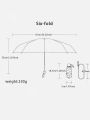 Travel UmbrellaCompact Lightweight Portable Automatic Strong Waterproof Folding Umbrellas With 6 Rib Reinforced Auto Open Close.