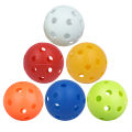 10Pcs 41mm Golf Training Balls Plastic Airflow Hollow with Hole Golf Balls Outdoor Golf Practice Balls Golf Accessories. 