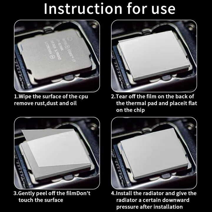 Ldpcsj%2024W/Mk%20Gpu%20Cpu%20Thermal%20Pad%20Radiator%20Cooling%20Conductive%20Silicone%20Pad%2080X40/100X100Mm%20High%20Quality%20Thermal%20Pad%20Heat%20Insulation%20-%20Image%204