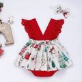 Baby Girl Dress New 2-piece Red Flower Baby Clothing Newborn Girl Lace Dress Princess Skirt Clothing 0-24M Princess Dress. 