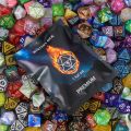 D&D dice set 8/40pcs, including 7/35pcs polyhedral dices and 1/5pcs creative velvet bags,for RPG Role-Playing Game.